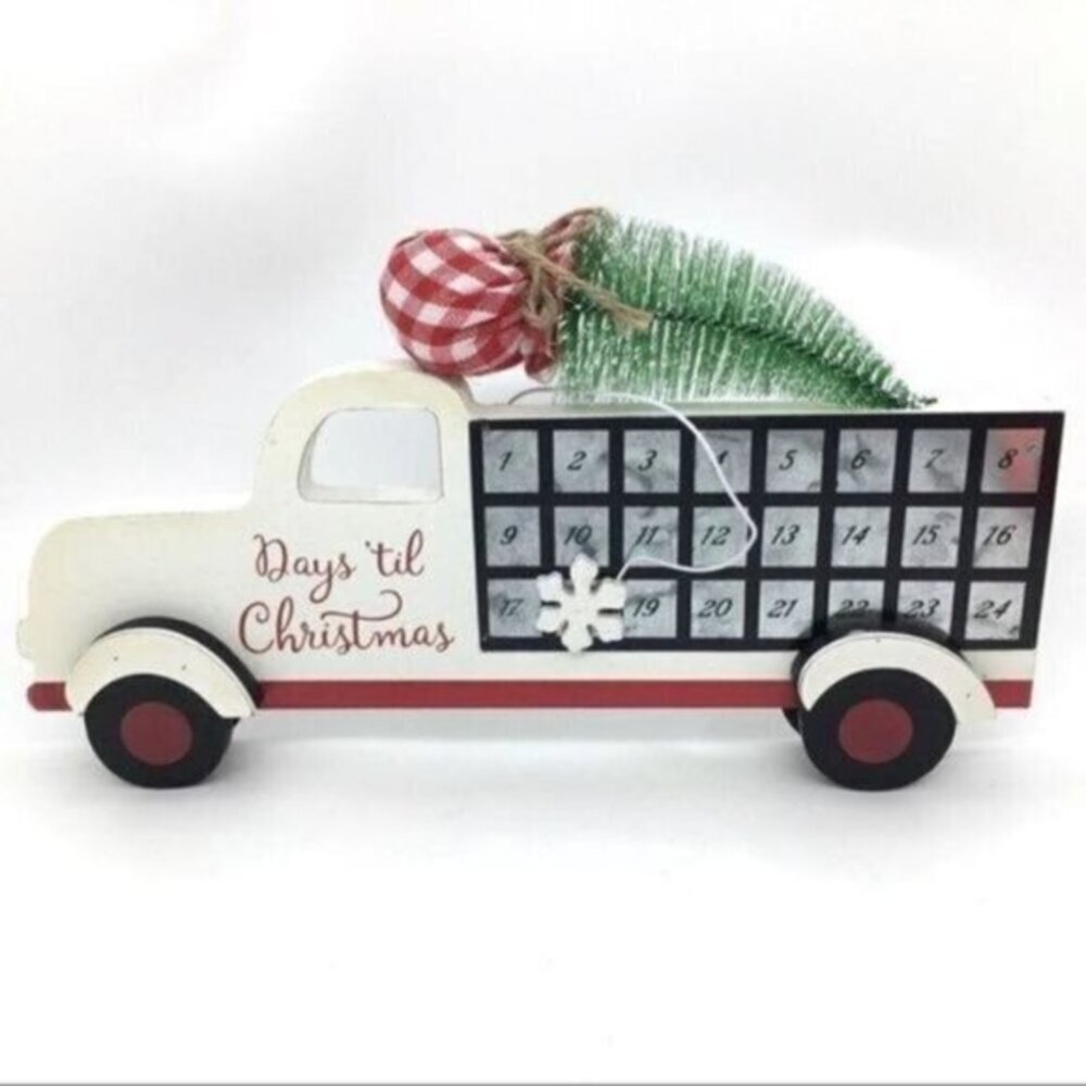 Christmas Countdown Oldย TruckโMagnetic